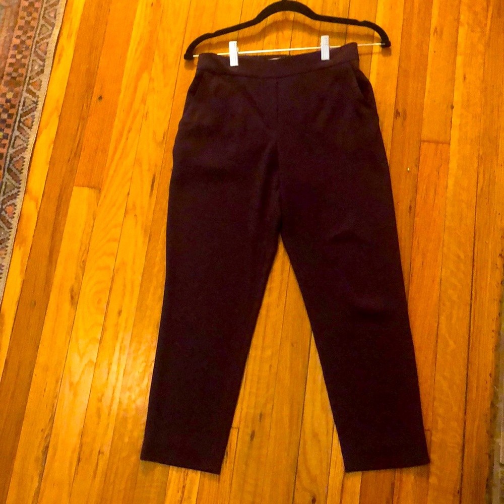 Babaton purple cropped slacks size xs